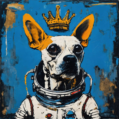 Giclée sur toile tendue 3 "Homage-Basquiat"