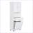 Modern Tall Bathroom Cabinet with Laundry Basket