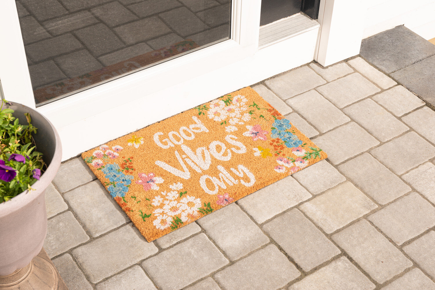 Evergreen Enterprises, Inc 16x28 Outdoor Entryway Coir Doormat Come in,  We're Cool AF & Reviews