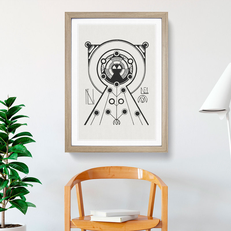 Ornaments Vol.3 by Samuel De Mesquita - Framed Print, 48cm H x 36cm W x 2cm D, Oak Framed