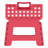 Oilton 1 - Step Plastic Lightweight Folding Step Stool