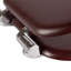 Harbour Housewares - 2x Soft Close Wooden Toilet Seats - Mahogany
