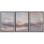 " Sunset Ambiance Tranquil Evening Sky Nature Landscape Illustrations Modern Art Decor Rustic " 3 - Pieces-98696236-98696240