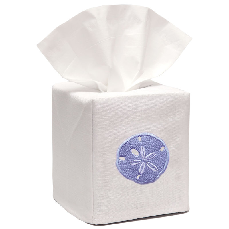 Roopville Tissue Box Cover, Blue