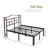 Abdalmalak 18" High Platform Bed Frame with USB & Type C Charging Station, No Box Spring, No Squeak-1239652376