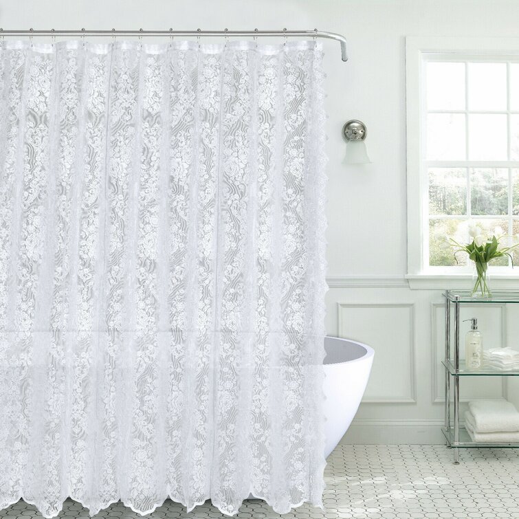 Exaucet Floral Shower Curtain