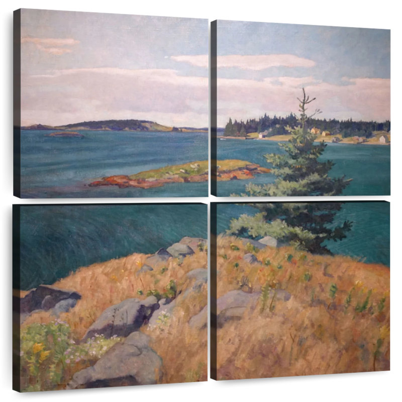 Îles Gillard, baie de Penobscot, Maine, H 32 po x l 32 po