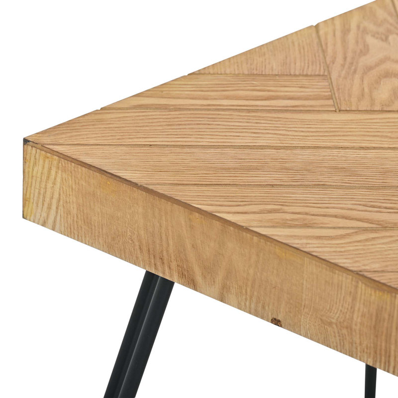 Modern Coffee Table, 43.3" L x 19.6" W x 2.7" D