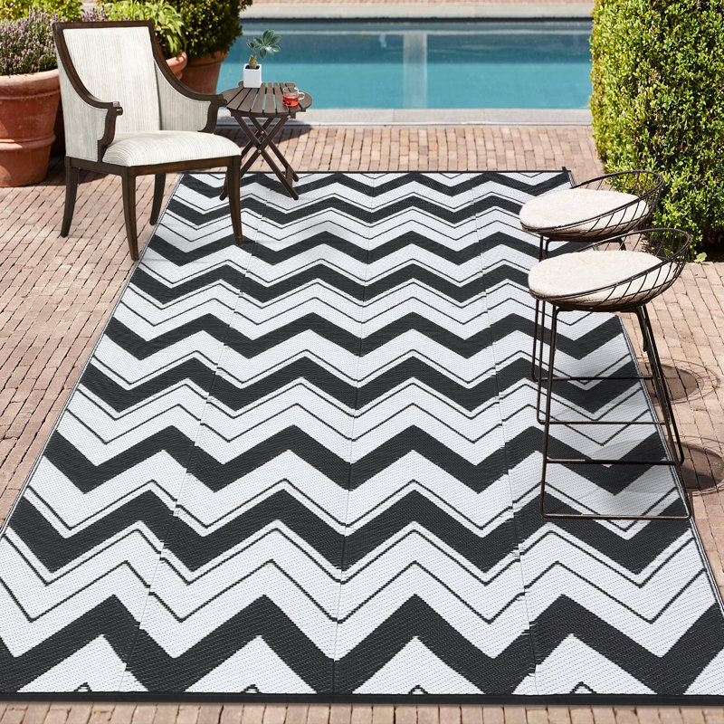 Tapis intérieur / extérieur Saguache, Rectangle de 5 pi x 8 pi