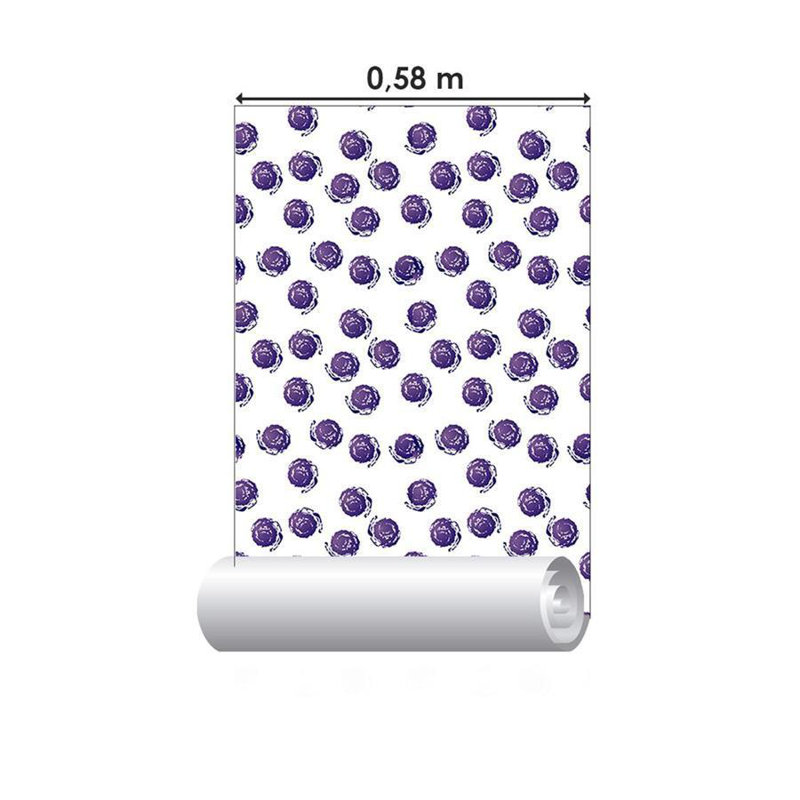 Rouleau de papier peint adhésif Jalisa, L 10,5 po x l 24 po