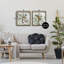 Ensemble de 2 cadres flottants Reminiscent Floral Abstraction, design par Liz Jardine-1337689138-1337689136
