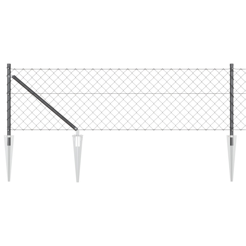 Fence Panels, Grey, 60cm H x 1000cm W