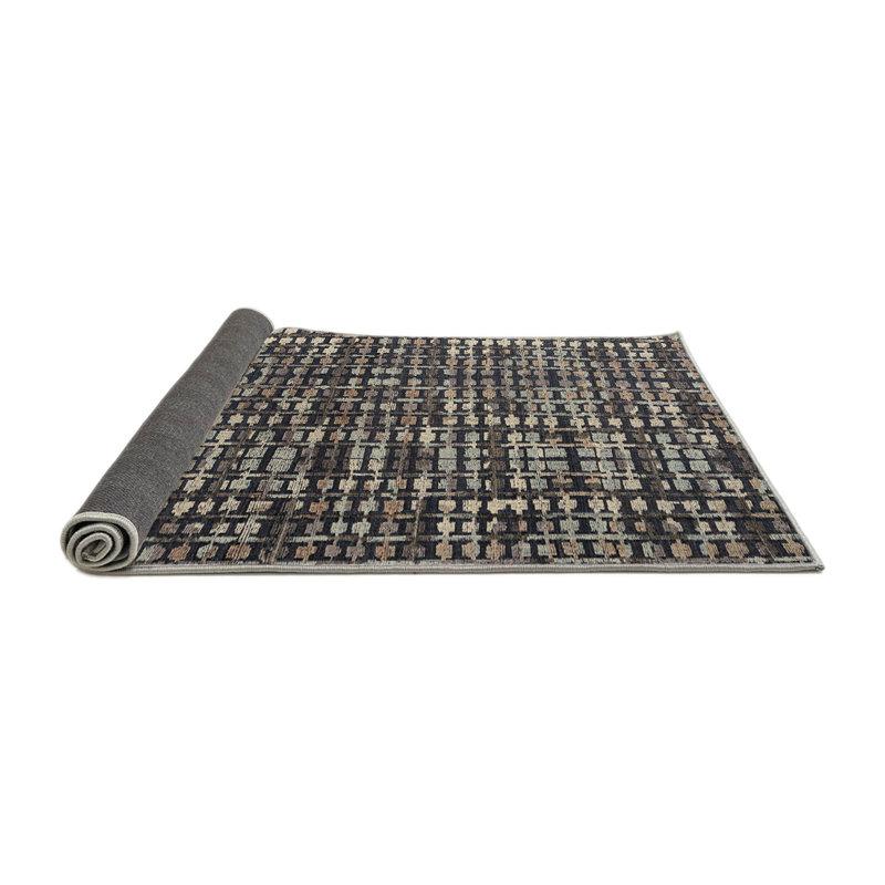 Tapis abstrait moderne 4931, Rond 8 pi