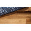 Saleem Chevron Handwoven Blue/Grey Area Rug-293277059