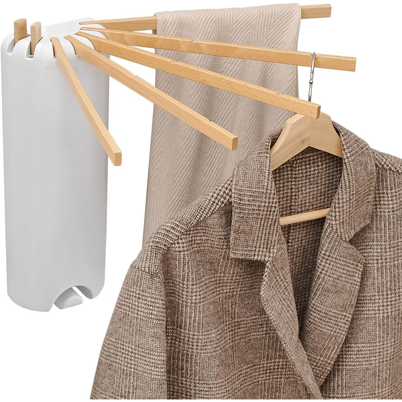 Tripod Wall Mounted Drying Rack - Foldable For Household Use