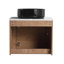 Meuble-lavabo mural 24 po avec lavabo d'art en céramique et porte à fermeture en douceur 24 po-121938609