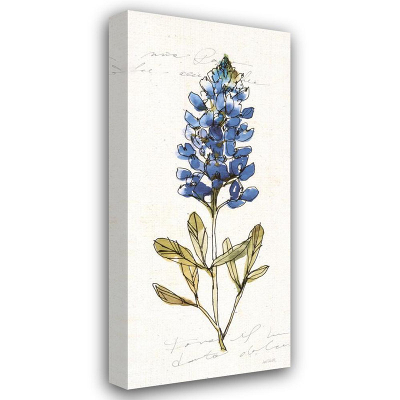 Texas Bluebonnet IV, 40" H x 17" W