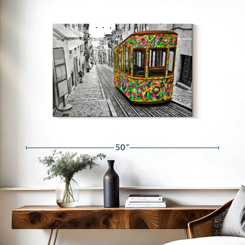 Mehar Lisbon Tram, 24" H x 36" W