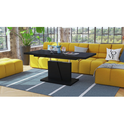 Noires Lift Top Pedestal Coffee Table