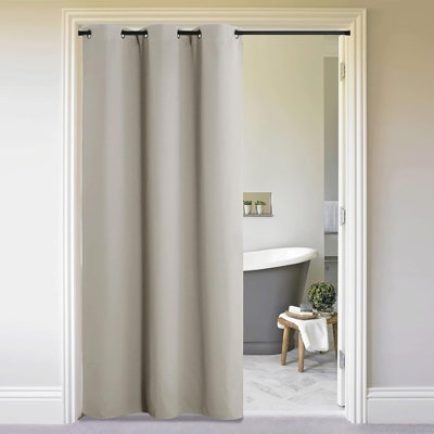 Rideau naturel pour l'intimité de la porte, rideaux 132 ...