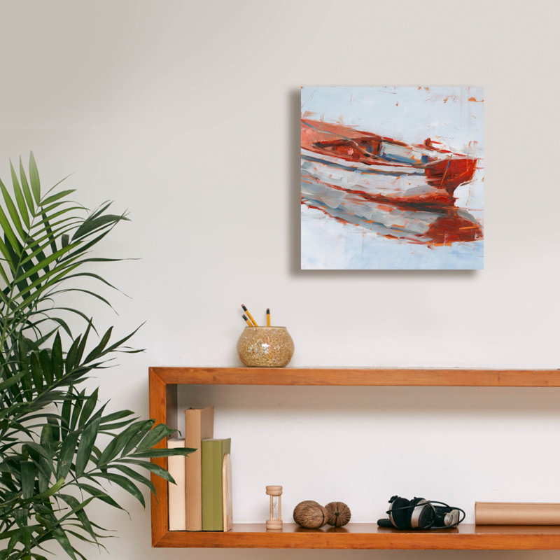 «Still Water Reflections 2» par Ethan Harper, art mural sur toile, H 12 po x l 12 po