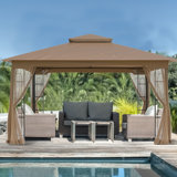 13 Ft. W x 11 Ft. D Steel Patio Gazebo