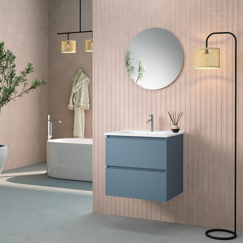 Flora 24'' W Single Vanity, Gray Pine