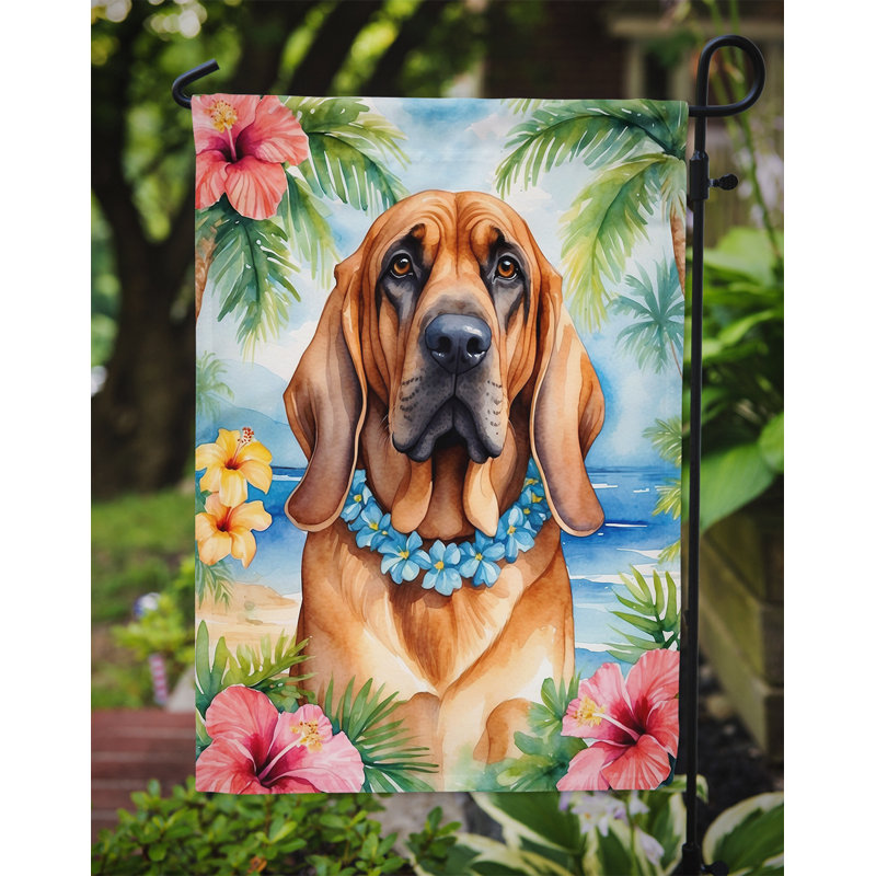 Drapeau de jardin en polyester double face H 15,5 po x l 11,25 po