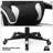 Reclining Computer Chair with Footrest & Detachable Lumbar Support 360 Degree Swivel-183082438