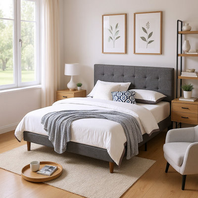 Upholstered Platform Bed