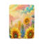 Sunflower Dreamscape - couverture en sherpa de qualité supérieure - reproduction d'art luxueuse-97621132