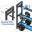 Dumbbell Rack 3-Tier 50 Inch Metal Weight Stand Holder Adjustable Spacing Dumbbell Storage For Home Gym Storage