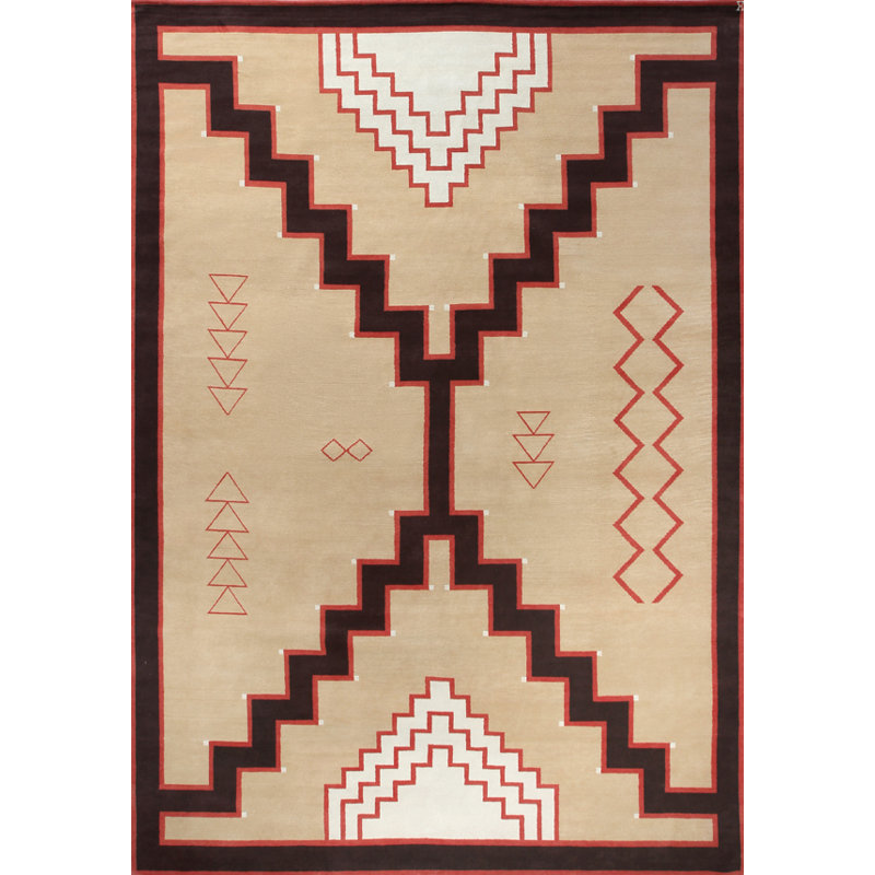 Mesa Wool Southwestern Area Rug, Rectangle 10' x 14'