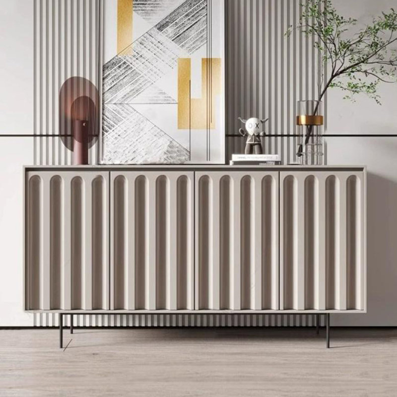 Armoire de rangement simple en bois massif