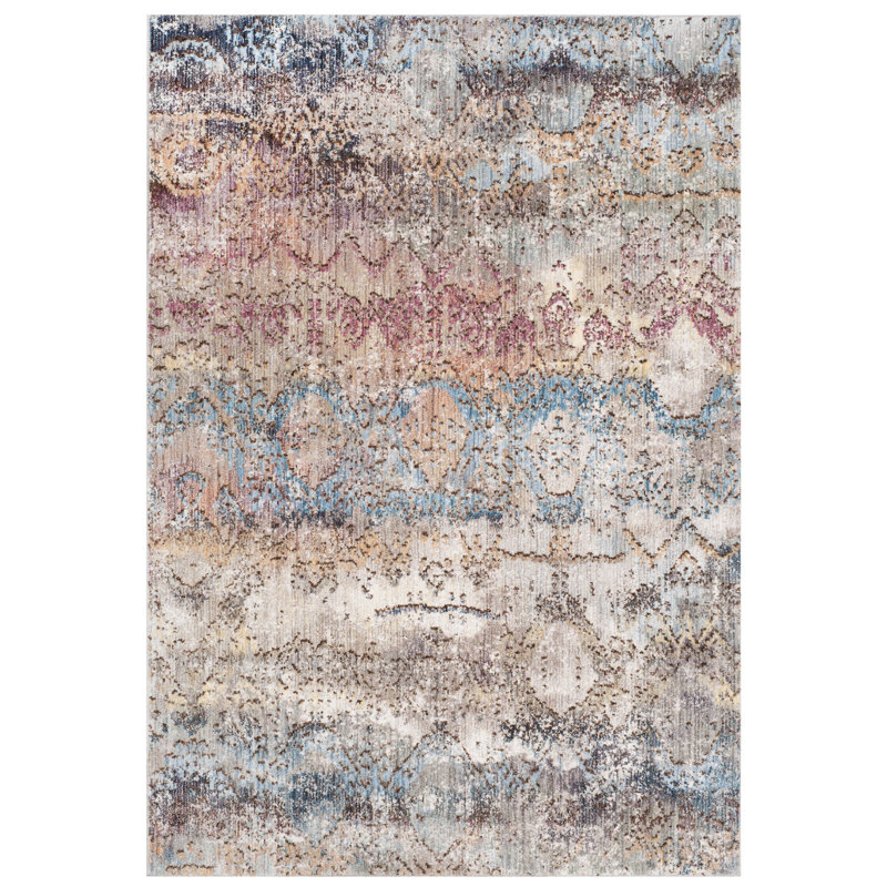 Gardner Performance Abstract Rug, Rectangle 5'1" x 7'6"