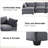 Redenius 6-Piece 148'' Upholstered U-Shape Sectional-476946963