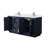 Miranda 66" Freestanding Double Bathroom Vanity with Marble Top-63918154-63918156