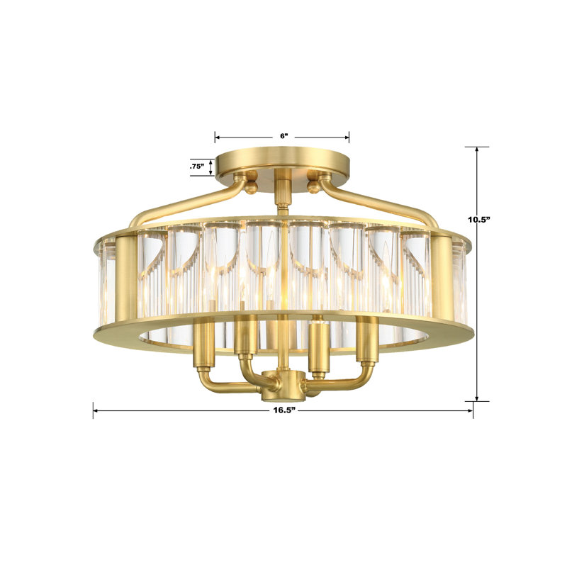 Cypris Semi Flush Mount