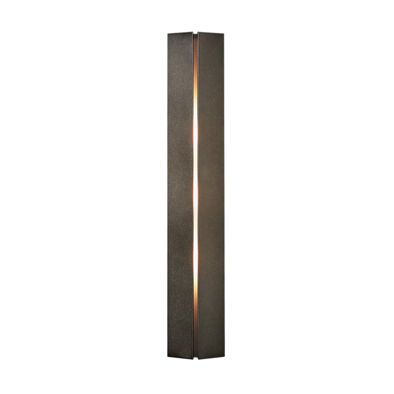 Gallery Dimmable 8 Lbs Flush Mount Scone, Ivory Art, Oil Rubbed Bronze