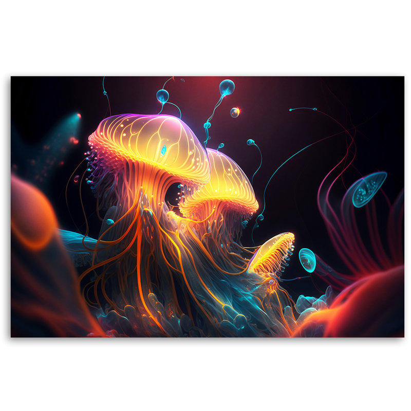 Colorful Sea - No Frame Print on Canvas
