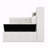 Twin Size Upholstery Daybed with Storage Footstool and Shelves,with Two Drawers-129865188-129865191