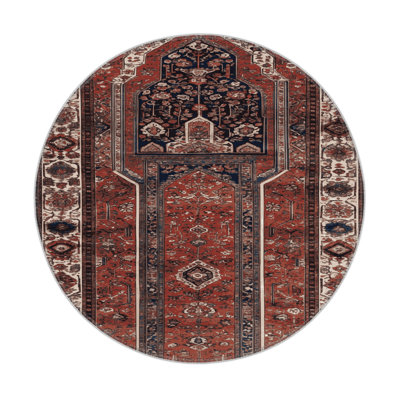 Turkish Brown Indoor and Outdoor Area Rug
