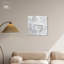 «Glacier Canvas Elegant», art mural blanc doré par Art Remedy-111780072-104343592