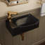 DeerValley 400mm L x 280mm W Wall Hung Bathroom Basin, Ceramic Sink with Overflow-120747504