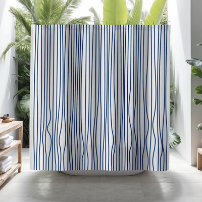 Itom Striped Shower Curtain