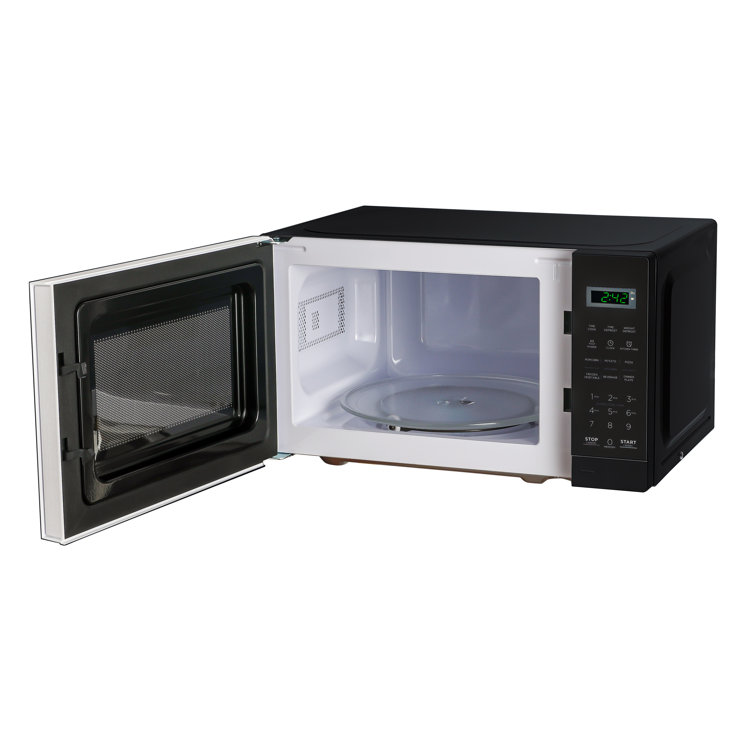 Commercial Chef CHM7MB COMMERCIAL CHEF Small Microwave 0.7 Cu. Ft.  Countertop Microwave with Digital Display, Black