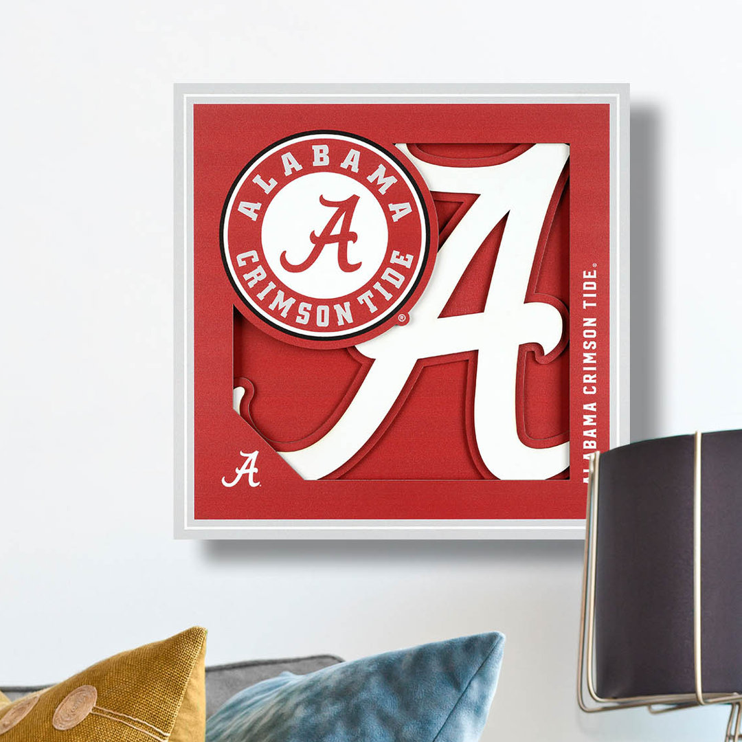 " 3D Logo Series Wall Art-12x12 " Trinx