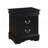 1Pc Traditional Classic Wooden 2-Drawers Nightstand-758736864
