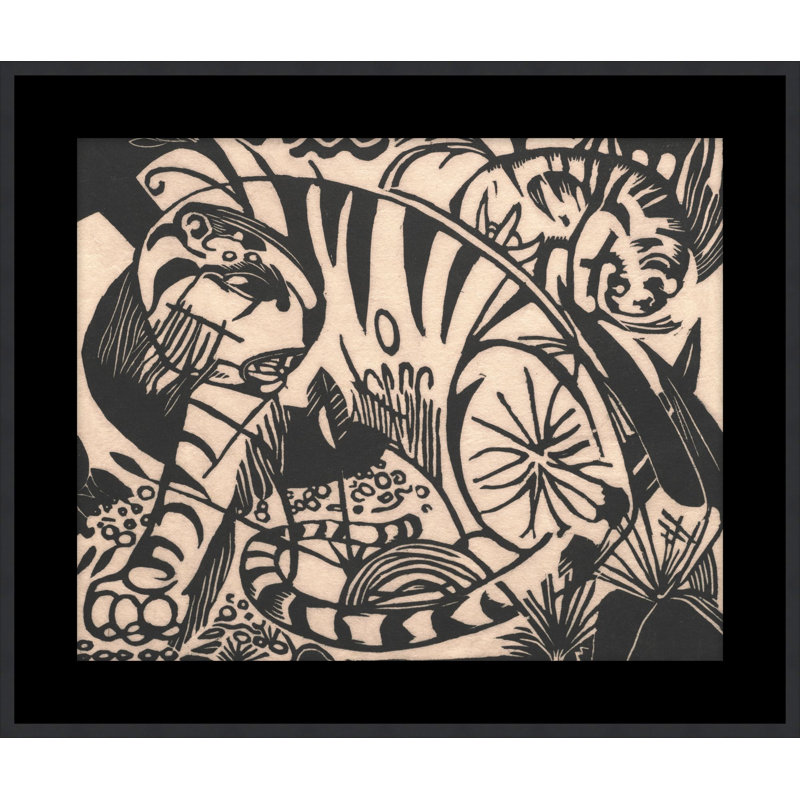 Tiger Play 1 Print, 24.5" H x 28.5" W