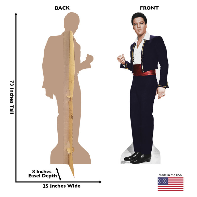 Elvis Presley 73'' Musicians Cardboard Standup